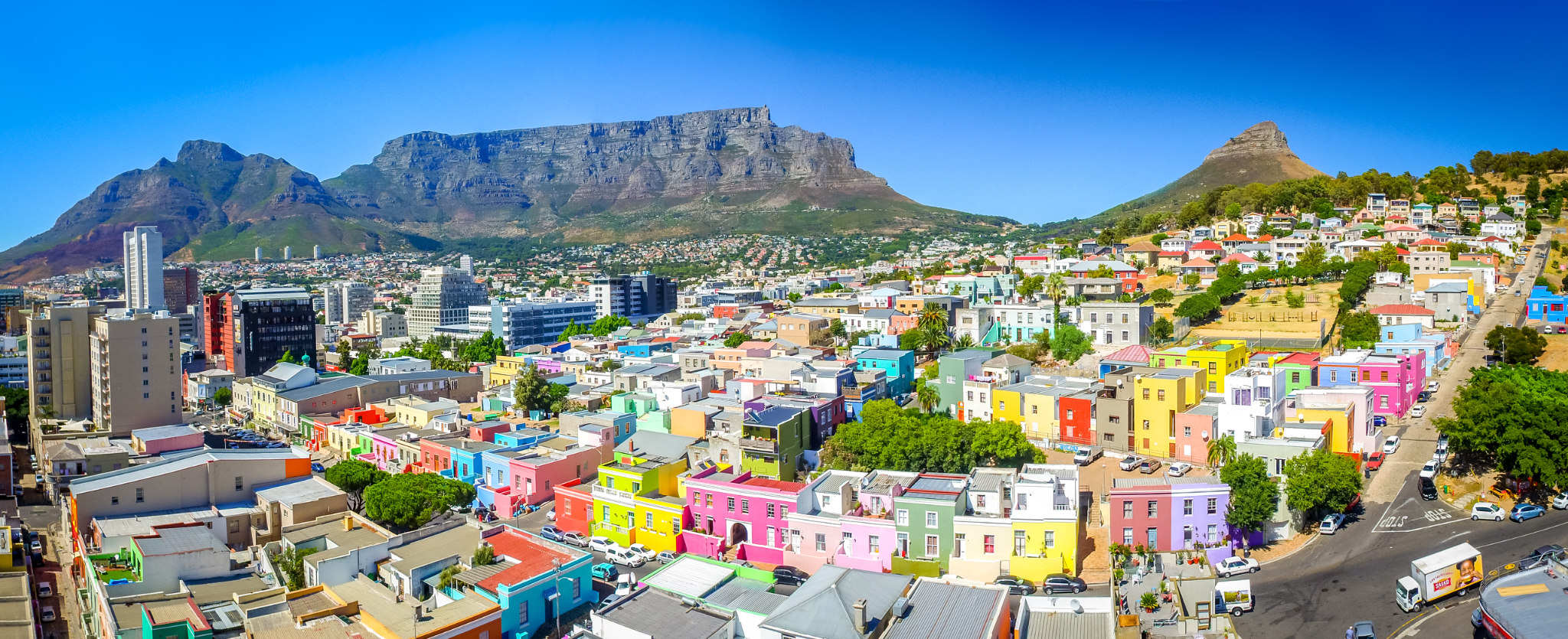 Cape Town with Table Mountain in the background